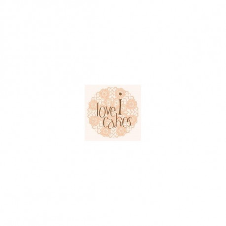 Sticker Cup cake I love cake