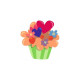 Sticker Cup cake Fleurs coeur