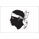 Sticker drapeau Crête