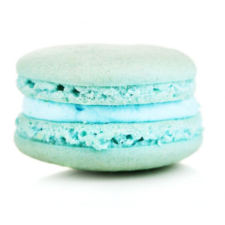 Autocollant mural Macaron Bleu acide
