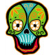 Sticker Tête de mort Fun