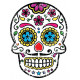 Sticker muraux Tête de mort mexicaine