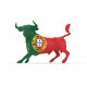 Autocollant Portugal Taureau