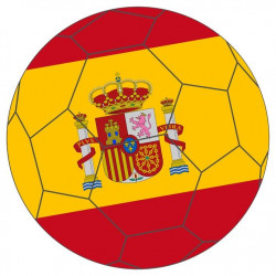 Sticker espagne Taureau pastille