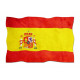 Sticker Espagne carte Drapeau flote