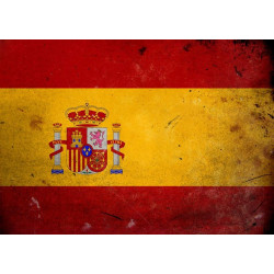 Sticker Espagne Drapeau Vintage