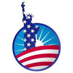 Sticker Etats Unis Desert