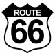 Sticker Etats Unis Panneau Route 66