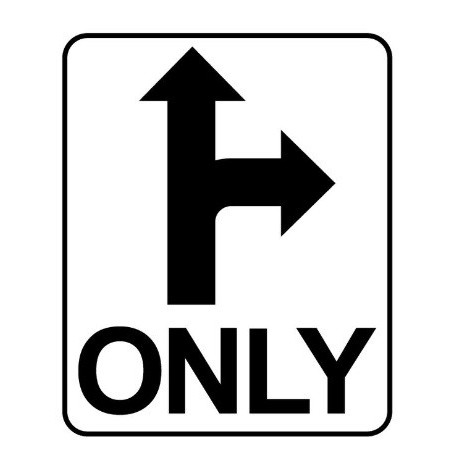 Sticker Etats Unis Panneau RR