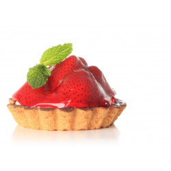 Sticker tartelette aux fraises