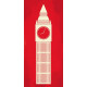 Sticker Londres Big Ben rouge