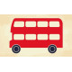 Sticker Londres bus rouge
