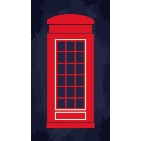 Sticker Londres bus enfantin