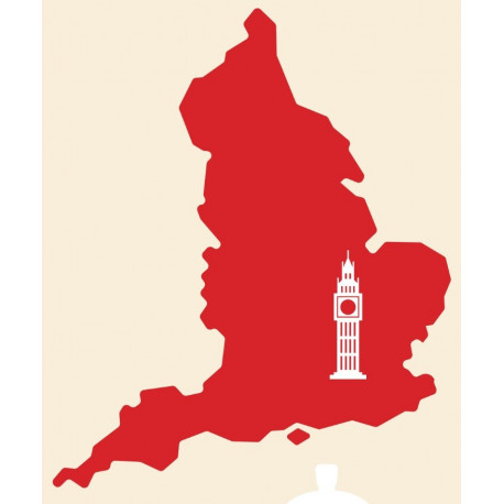 Sticker Londres cabine téléphone