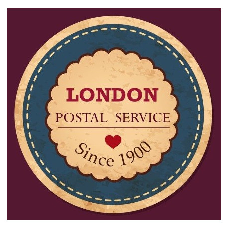 Sticker Londres London drapeau - pré-découpé