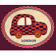 Sticker Londres vintage - pré-découpé