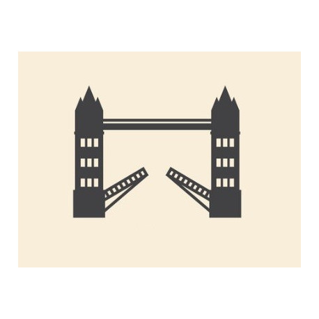 Sticker Londres tower bridge pont