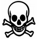 Autocollant Tête de mort
