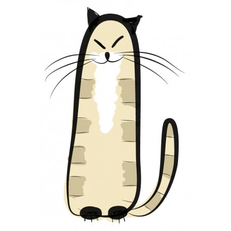 Sticker Chats chaton dort rigolo