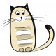 Sticker Chats chaton joue