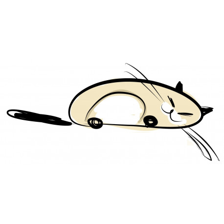 Sticker Chats chaton heureux