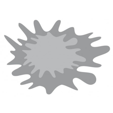 Sticker tache rouge vintage