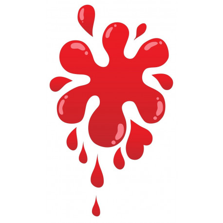 Sticker tache violette