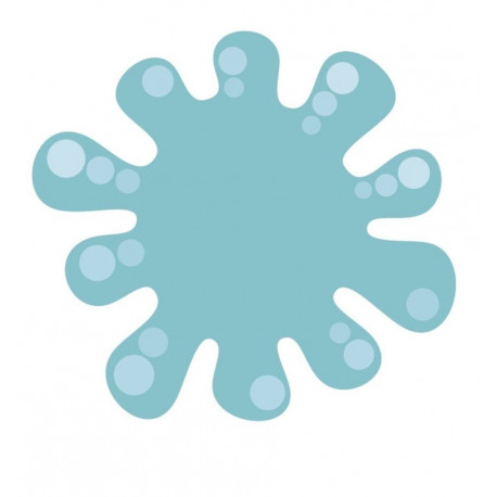 Sticker tache vert vintage