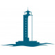 Sticker phare mer