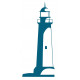 Sticker phare ocean deco
