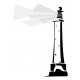 Sticker mural phare ocean