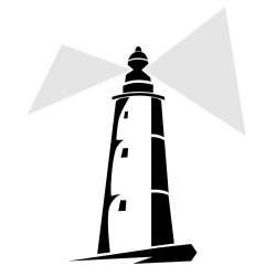 Sticker phare bretagne deco