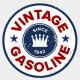 Sticker plaque rétro gasoline best value