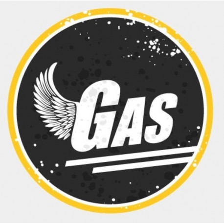 Sticker plaque rétro Oil quality