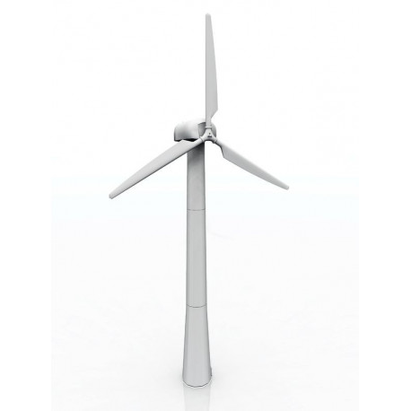 Sticker Eolienne véritable blanc