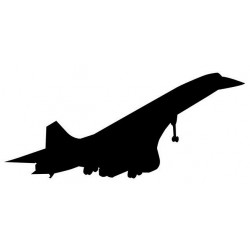 Sticker Avion Concorde