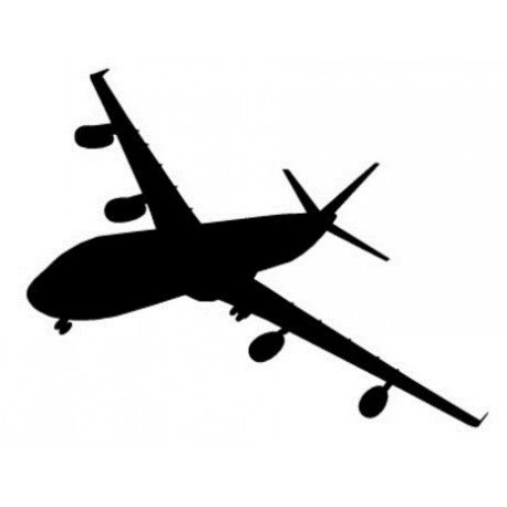 Sticker mural Avion de ligne