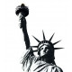 Sticker statue liberté