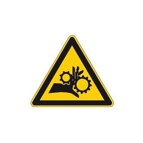 Sticker Danger attention à vos mains