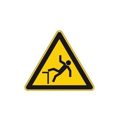 Sticker Danger Chute dénivellation