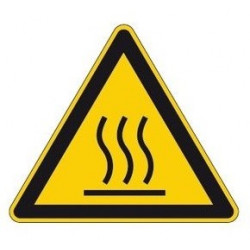 Sticker Danger haute température