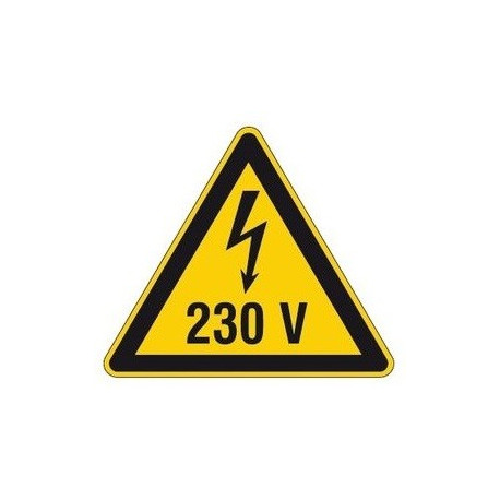 Sticker haute tension danger de mort