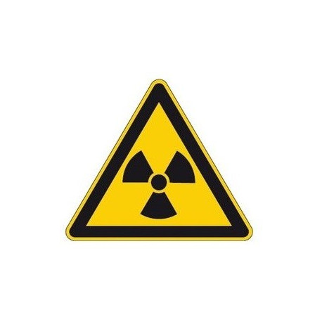 Sticker Danger Matière radio active
