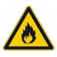 Sticker Danger produit inflamable