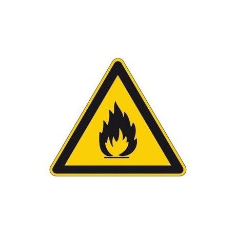 Sticker Danger produit inflamable