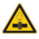 Sticker Danger vapeurs chaudes