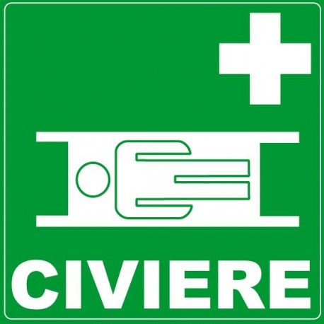 Sticker protection douche d'urgence