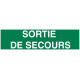 Sticker protection - sortie de secours gauche