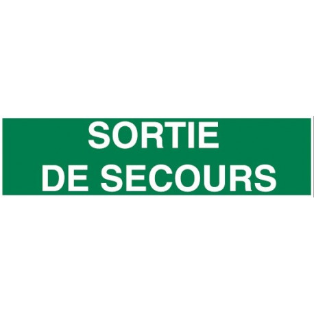 Sticker protection - sortie de secours gauche