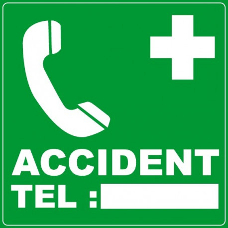 Sticker protection - téléphone de secours
